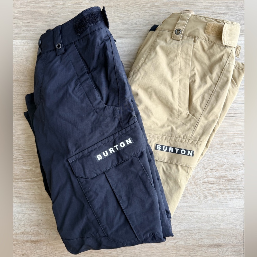 Burton Boys Exile Cargo - Snowboard pants - x2 black & khaki